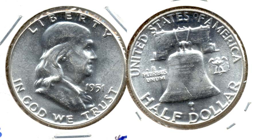 1951 Franklin Half Dollar MS-60 i