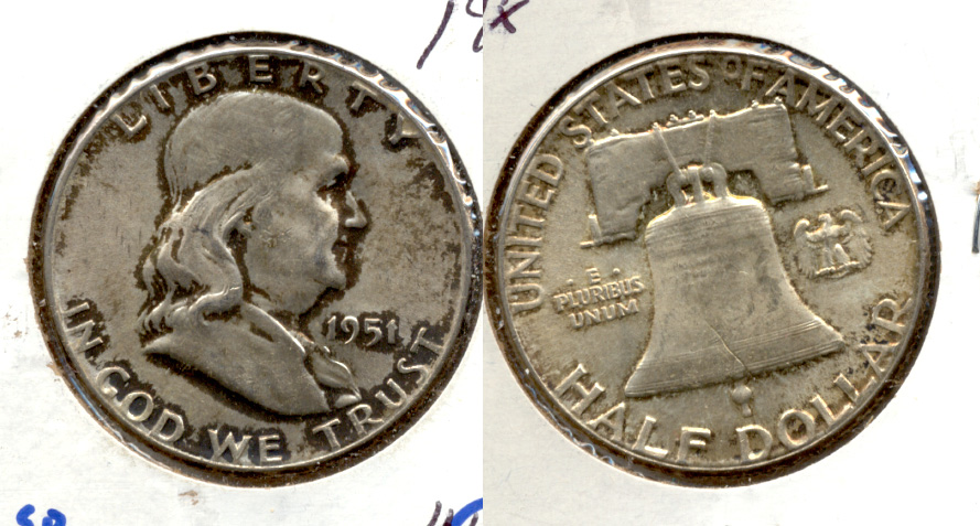1951 Franklin Half Dollar MS-63