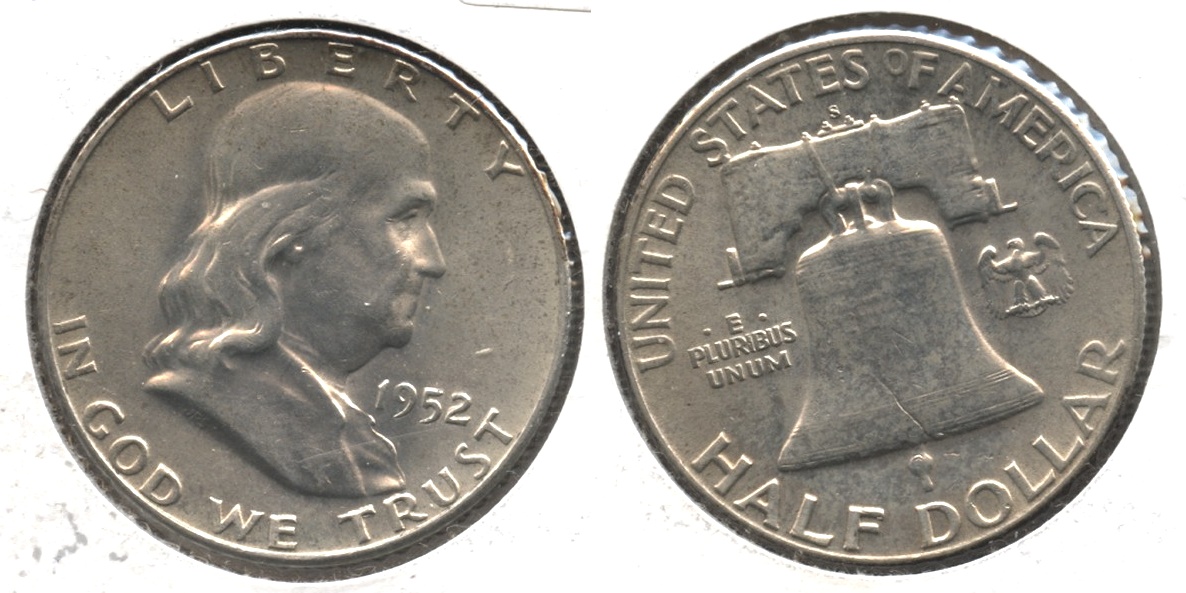 1952-S Franklin Half Dollar AU-55