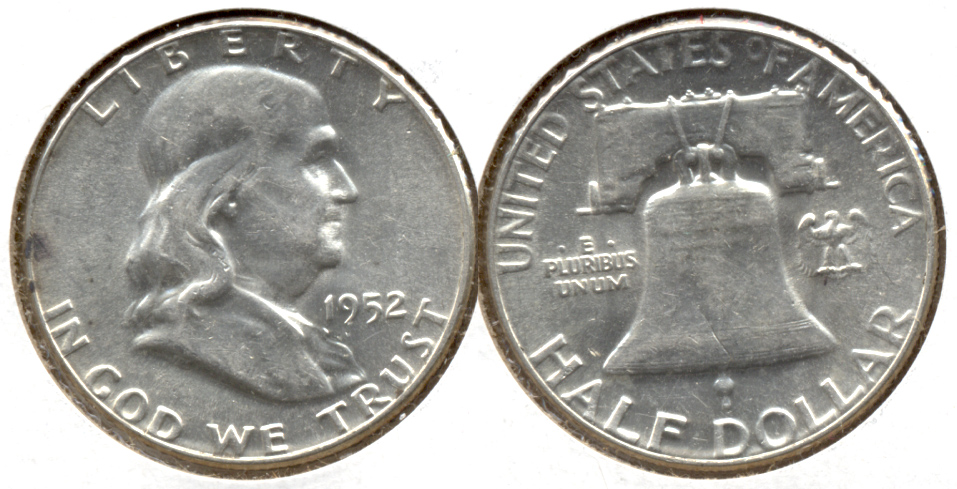 1952 Franklin Half Dollar AU-50 q