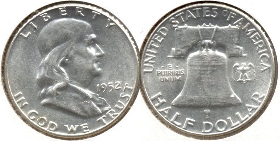 1952 Franklin Half Dollar AU-55 e