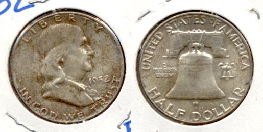 1952 Franklin Half Dollar MS-60 b