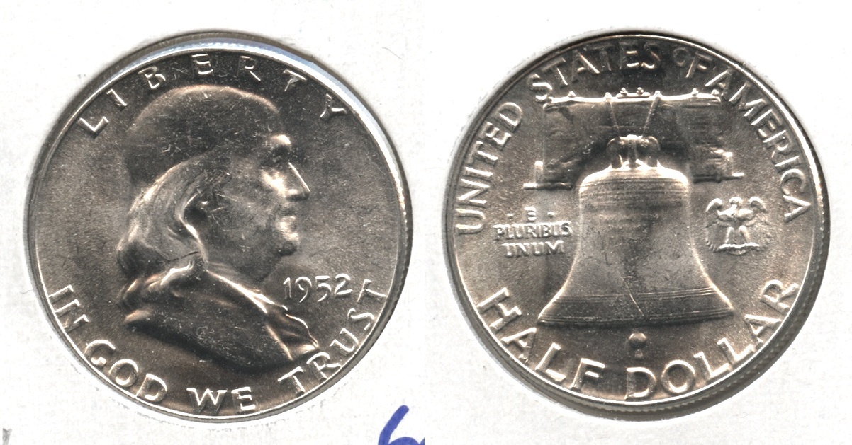 1952 Franklin Half Dollar MS-64 #h