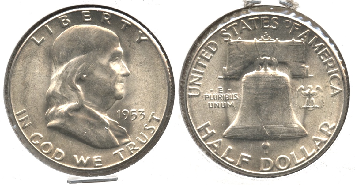 1953-S Franklin Half Dollar MS-63 #f