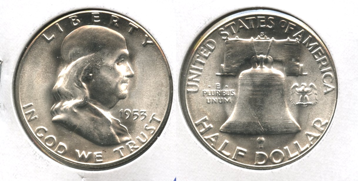 1953-S Franklin Half Dollar MS-65