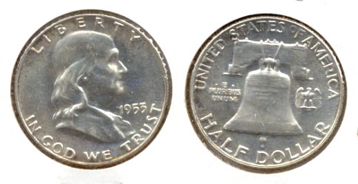 1953 Franklin Half Dollar Proof-65