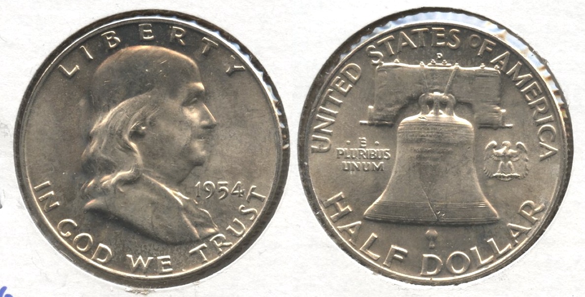 1954-D Franklin Half Dollar MS-63 #e