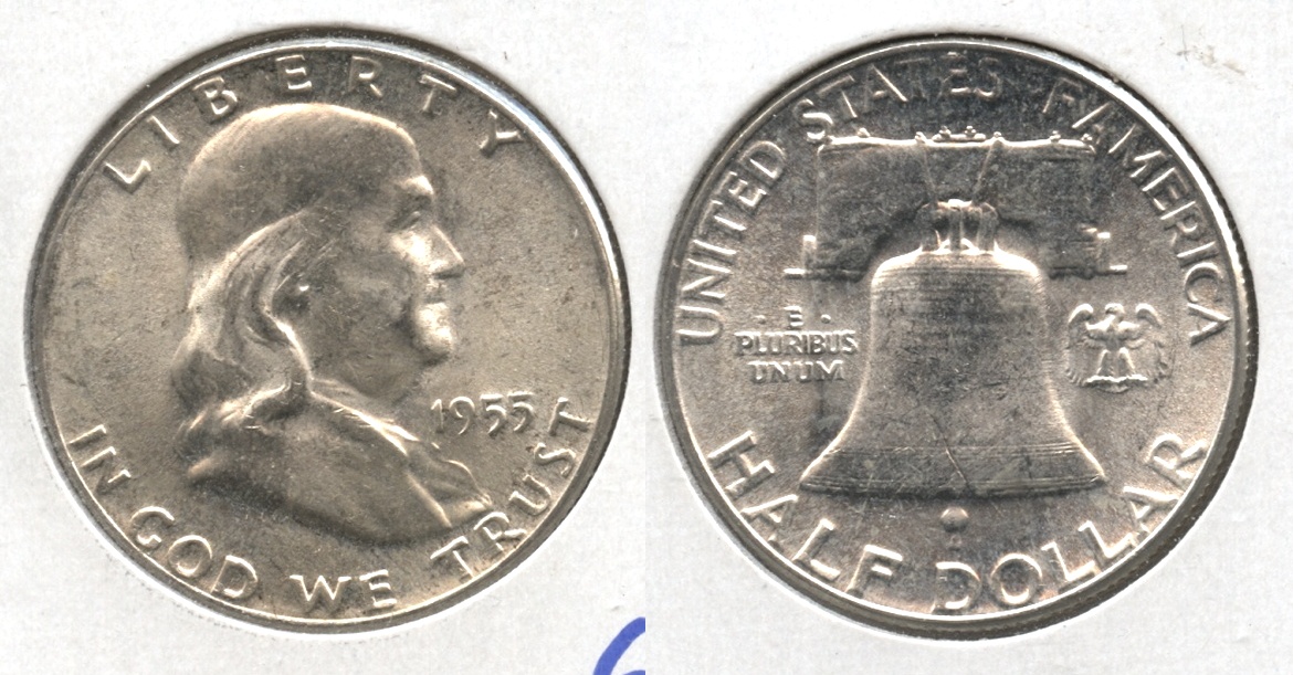1955 Franklin Half Dollar MS-63 #m