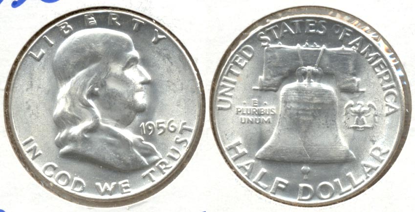 1956 Franklin Half Dollar MS-63
