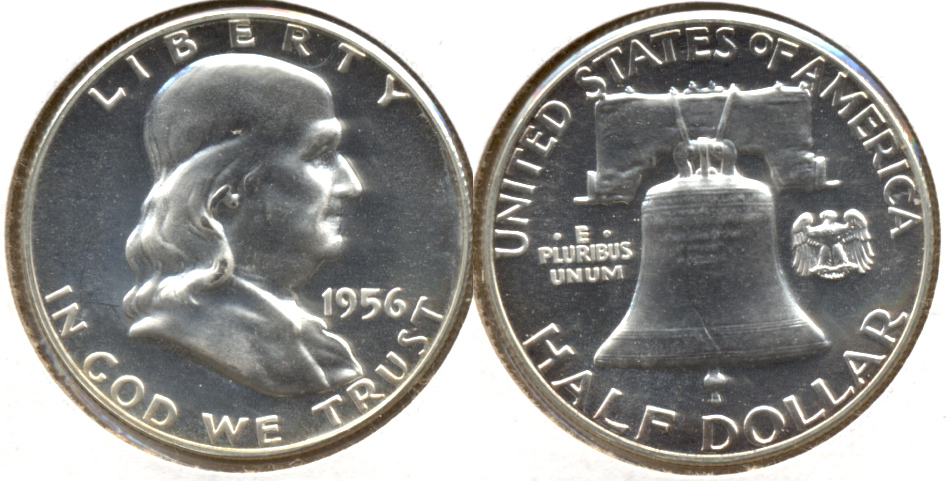 1956 Franklin Half Dollar Proof-65