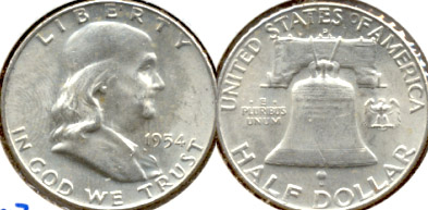 1957 Franklin Half Dollar MS-63