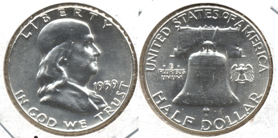 1959 Franklin Half Dollar MS-64 a