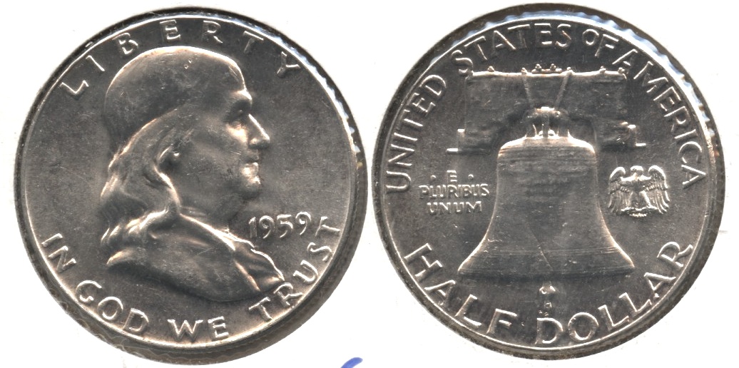 1959 Franklin Half Dollar MS-64 #b