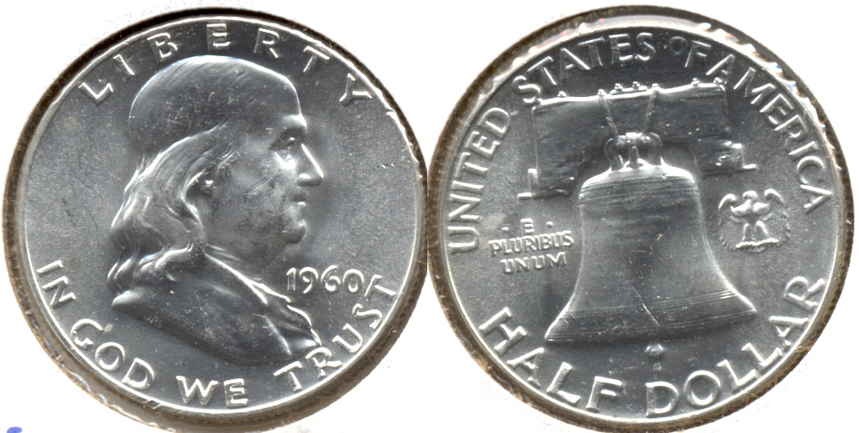 1960 Franklin Half Dollar MS-63 d