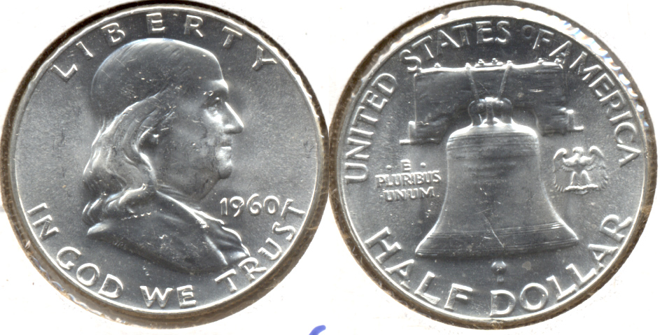 1960 Franklin Half Dollar MS-63 h
