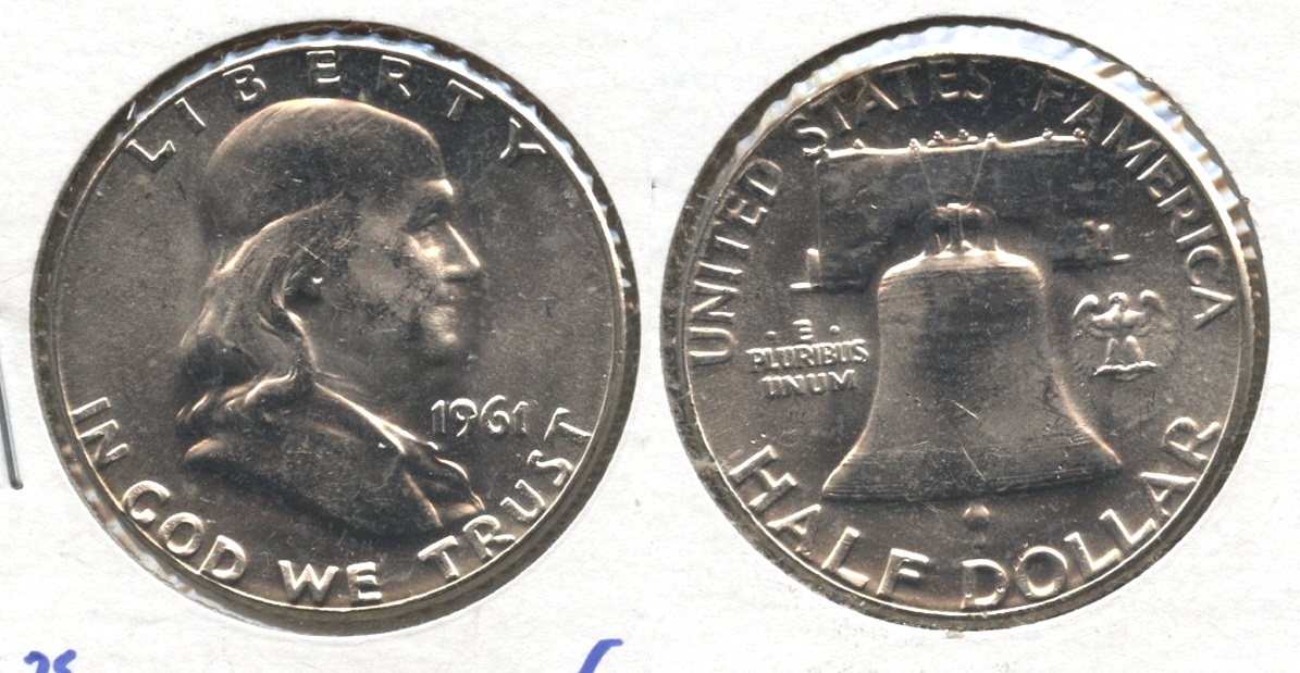 1961 Franklin Half Dollar MS-63 #b