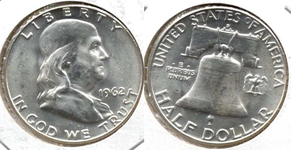 1962-D Franklin Half Dollar MS-60 g