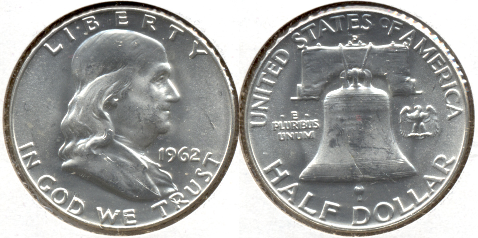 1962-D Franklin Half Dollar MS-60 i