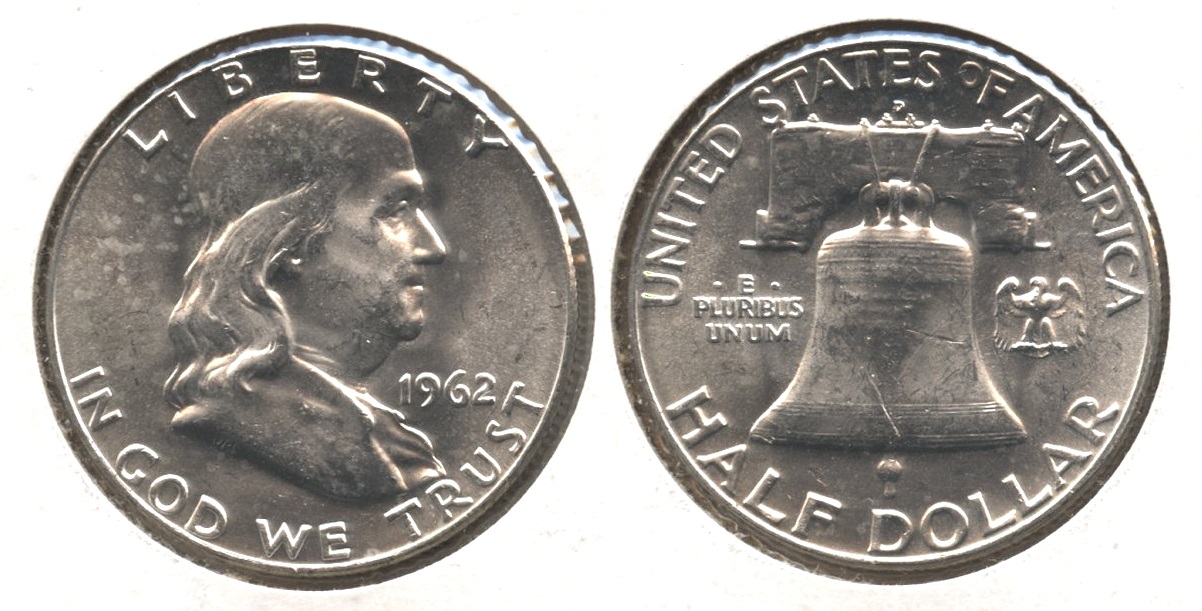 1962-D Franklin Half Dollar MS-60 #m