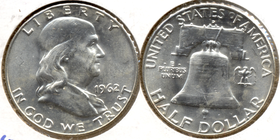 1962-D Franklin Half Dollar MS-63 f