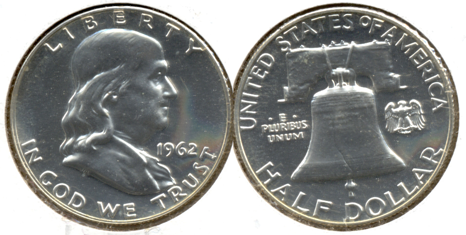 1962 Franklin Half Dollar Proof-63 c