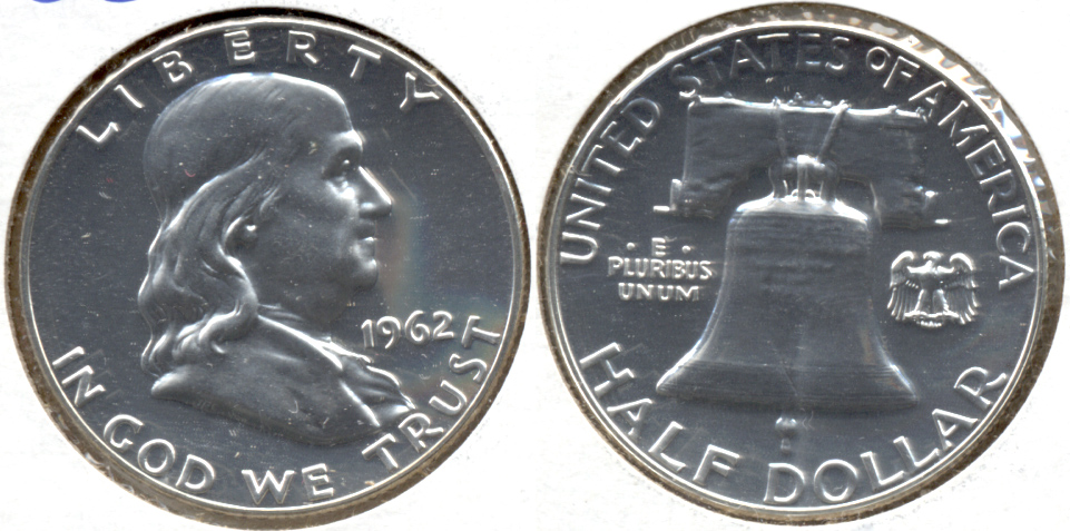 1962 Franklin Half Dollar Proof-65 c
