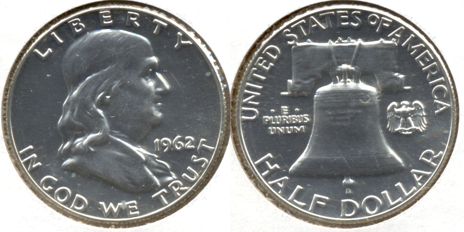 1962 Franklin Half Dollar Proof-65 d
