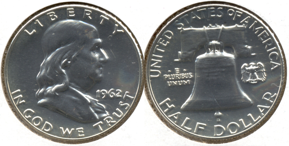 1962 Franklin Half Dollar Proof-65 e