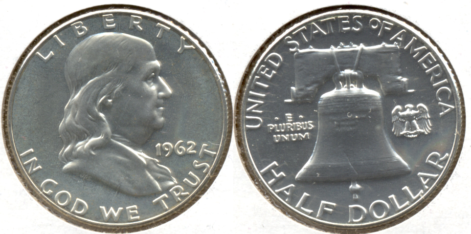 1962 Franklin Half Dollar Proof-65 f