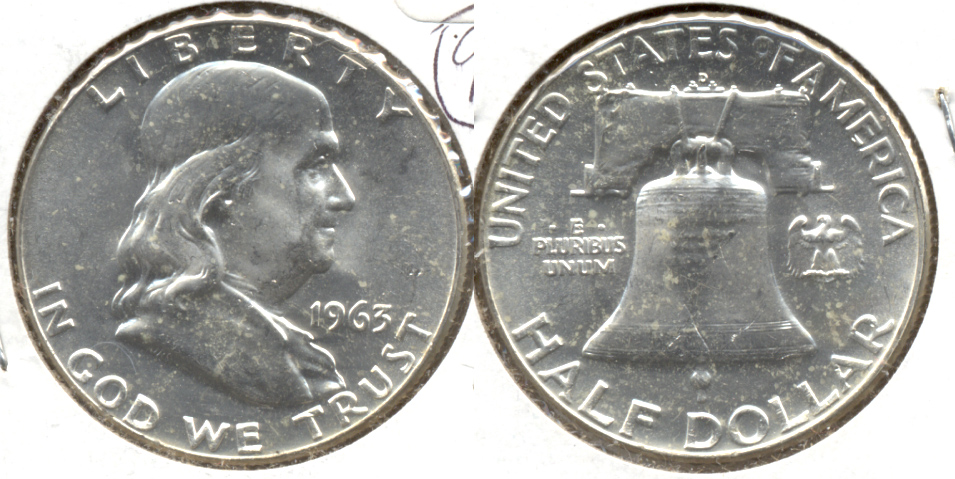 1963-D Franklin Half Dollar MS-60 k
