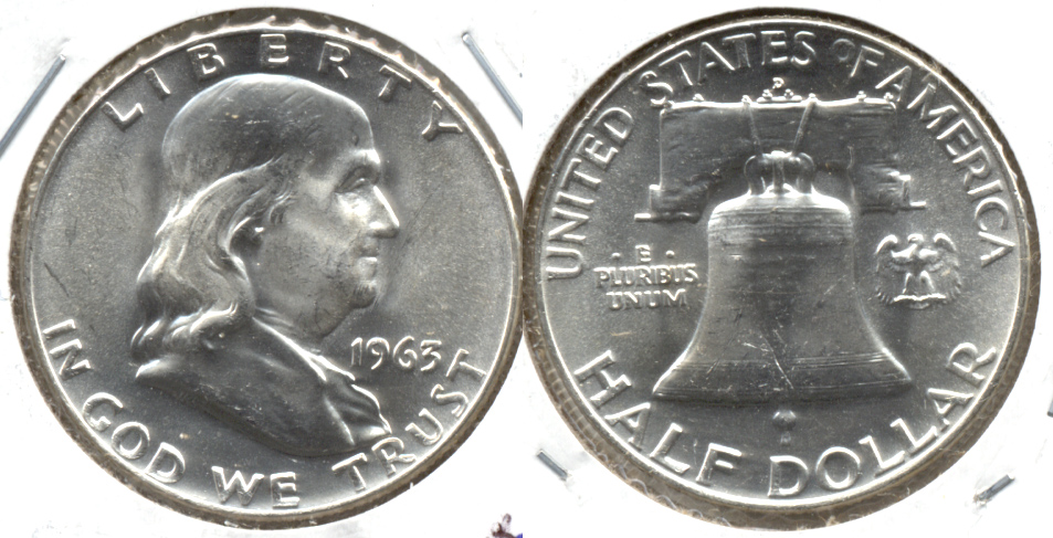 1963-D Franklin Half Dollar MS-63 h
