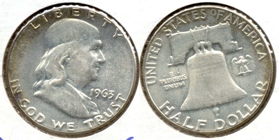 1963 Franklin Half Dollar MS-63 f