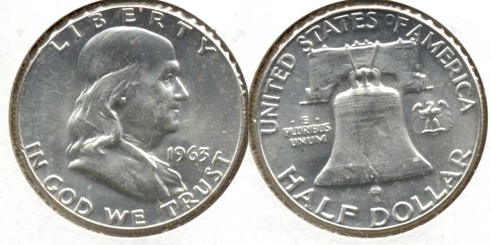 1963 Franklin Half Dollar MS-63 h