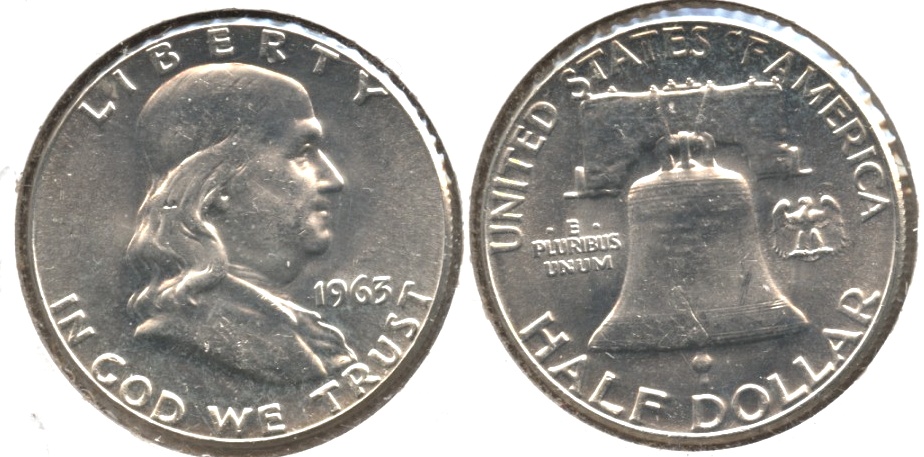 1963 Franklin Half Dollar MS-63 #k