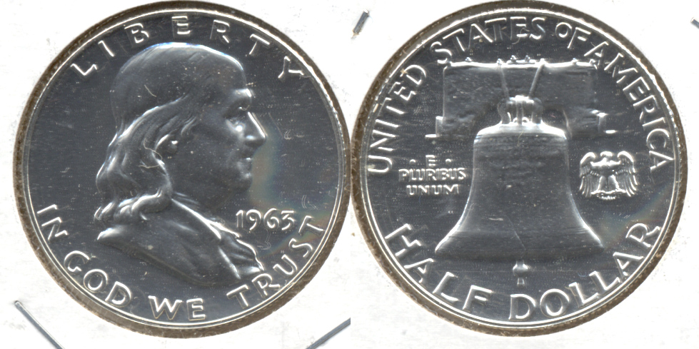 1963 Franklin Half Dollar Proof-65 f