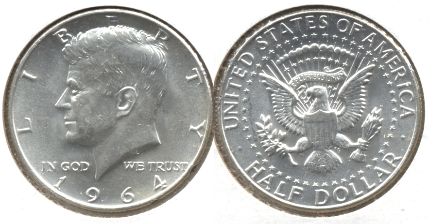 1964 Kennedy Half Dollar Mint State
