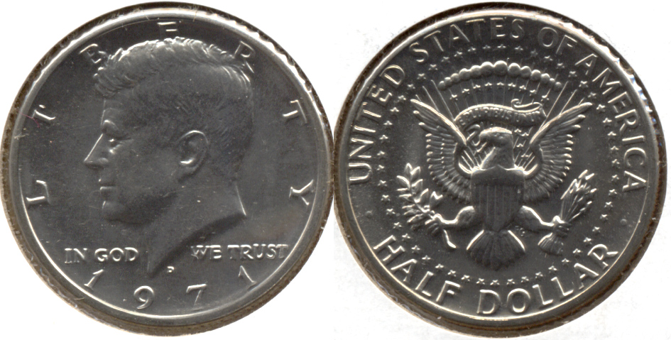 1971-D Kennedy Half Dollar Mint State