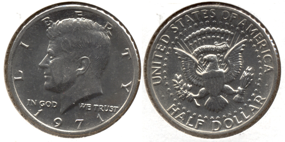 1971 Kennedy Half Dollar Mint State