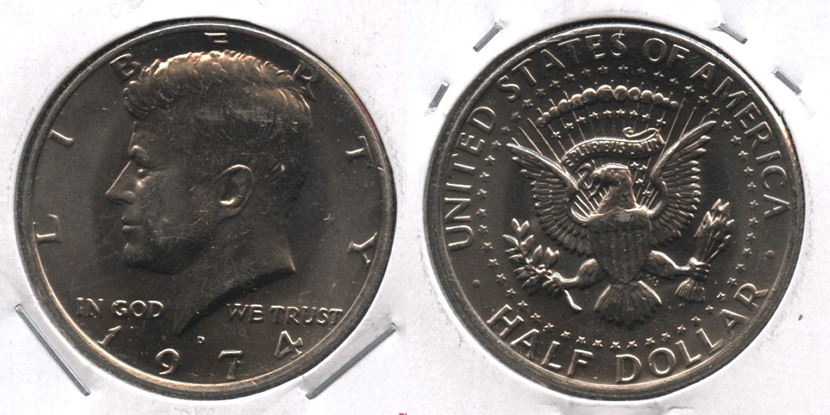 1974-D Kennedy Half Dollar Mint State