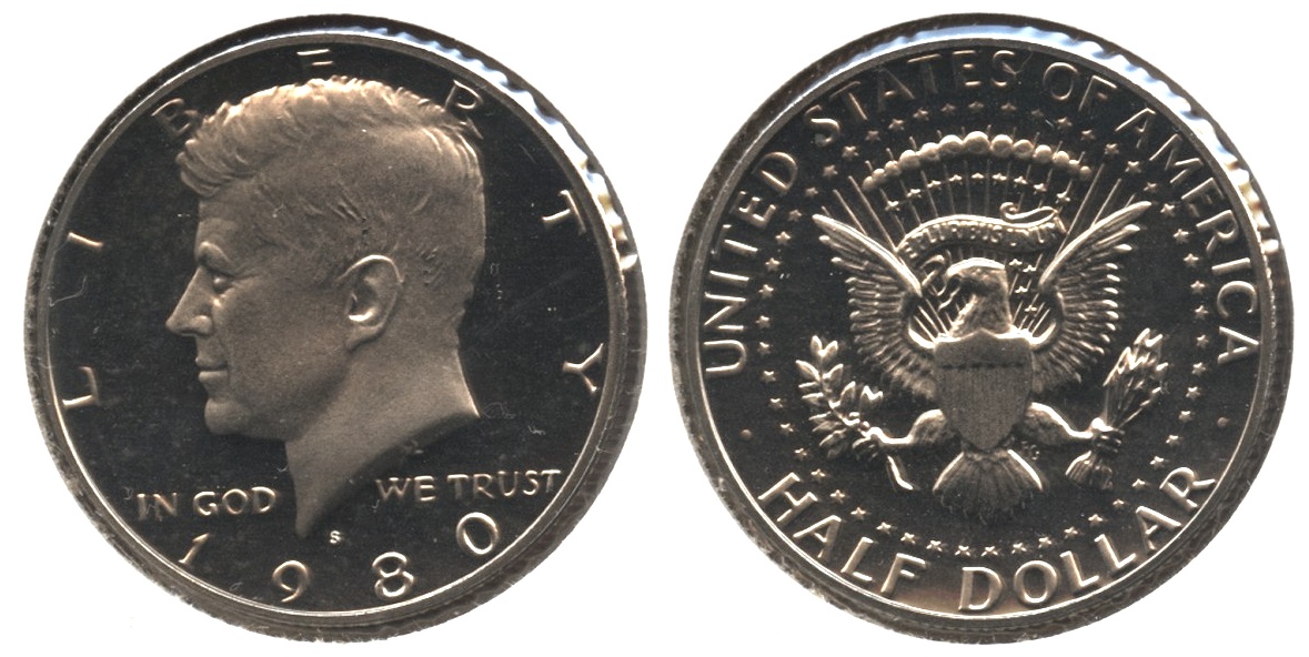 1980-S Kennedy Half Dollar Proof