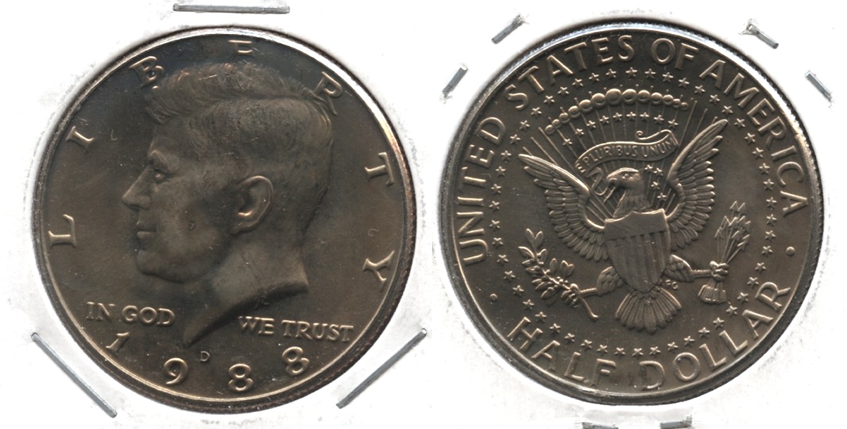 1988-D Kennedy Half Dollar Mint State