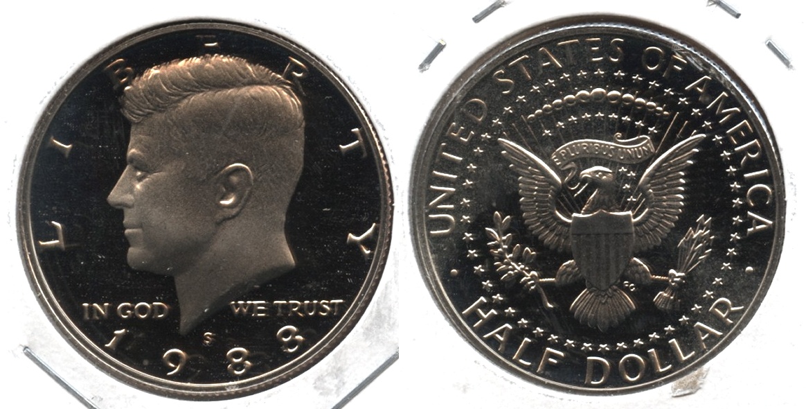 1988-S Kennedy Half Dollar Proof