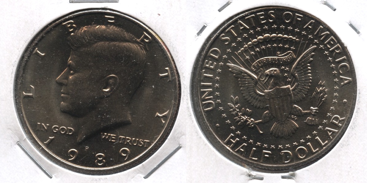 1989-P Kennedy Half Dollar Mint State