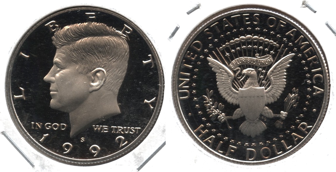 1992-S Clad Kennedy Half Dollar Proof