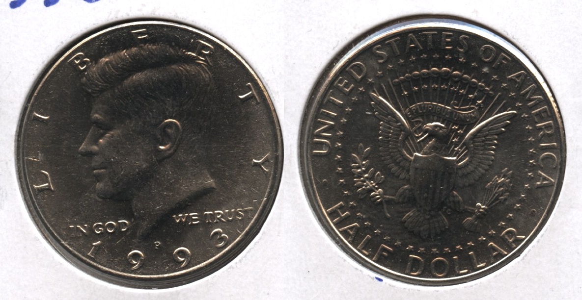 1993-P Kennedy Half Dollar Mint State