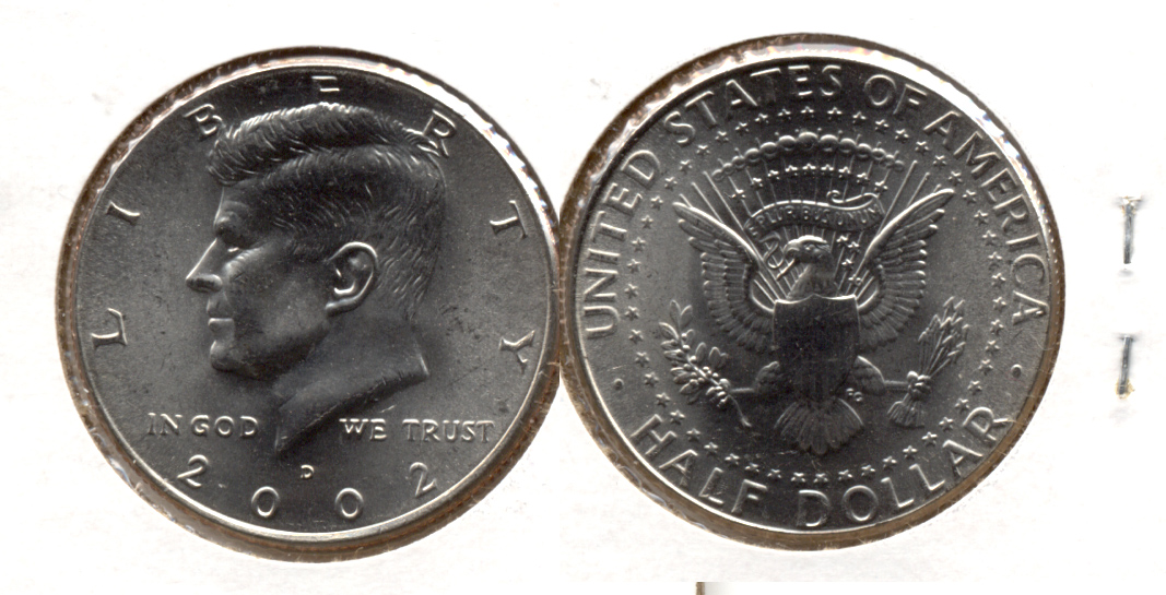 2002-D Kennedy Half Dollar Mint State