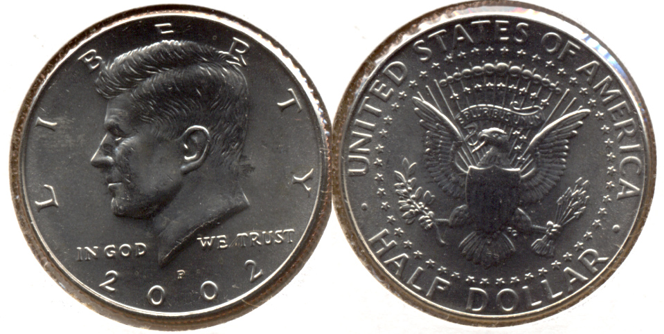 2002-P Kennedy Half Dollar Mint State