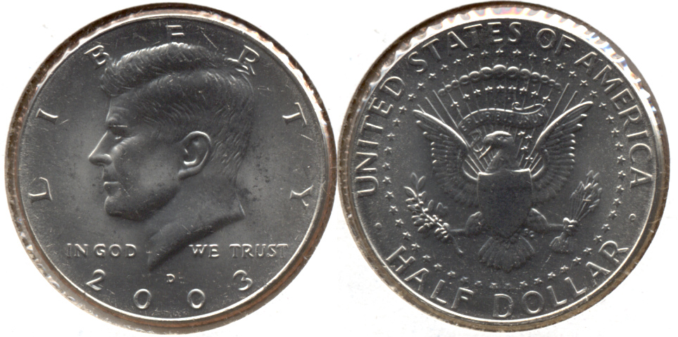 2003-D Kennedy Half Dollar Mint State