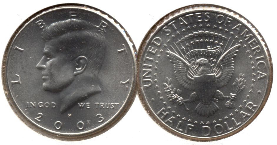 2003-P Kennedy Half Dollar Mint State