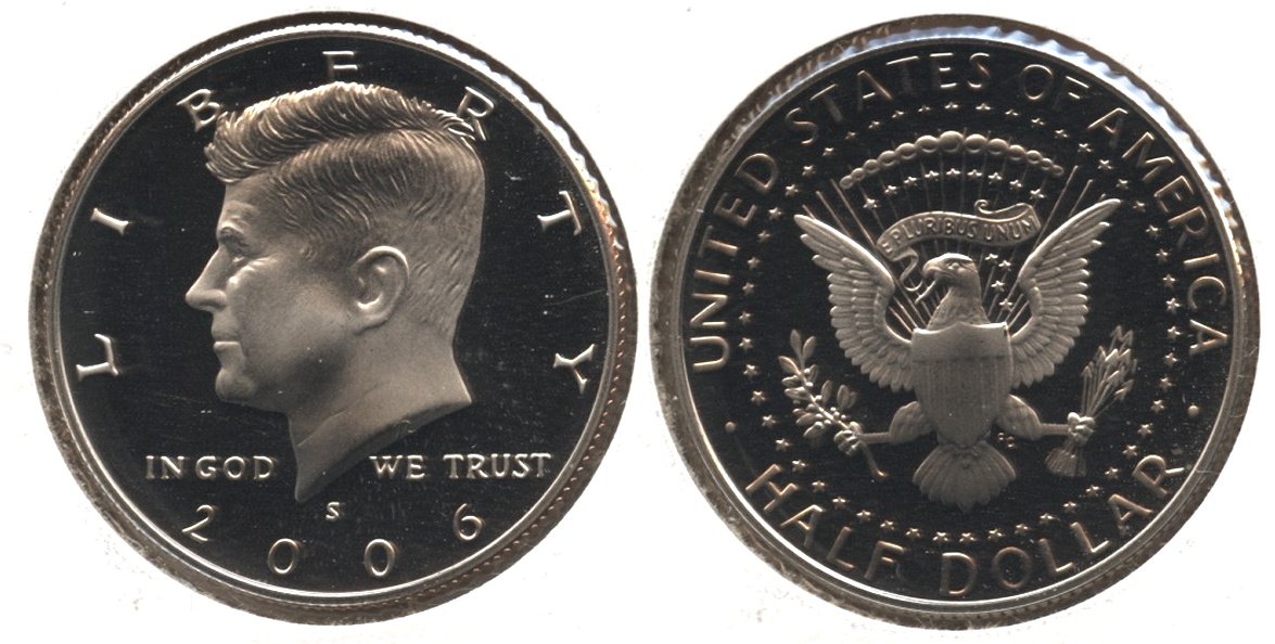 2006-S Clad Kennedy Half Dollar Proof